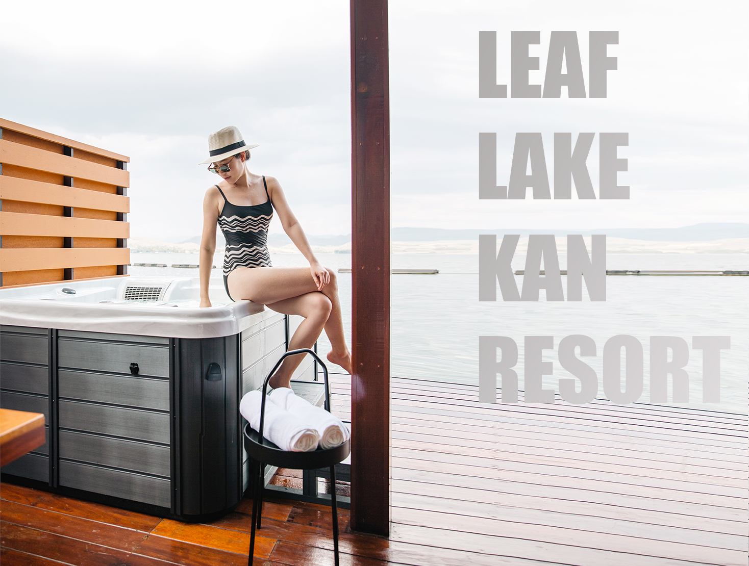 ห้องพัก Floating  Pool Spa - Leaf Lake Kan Resort