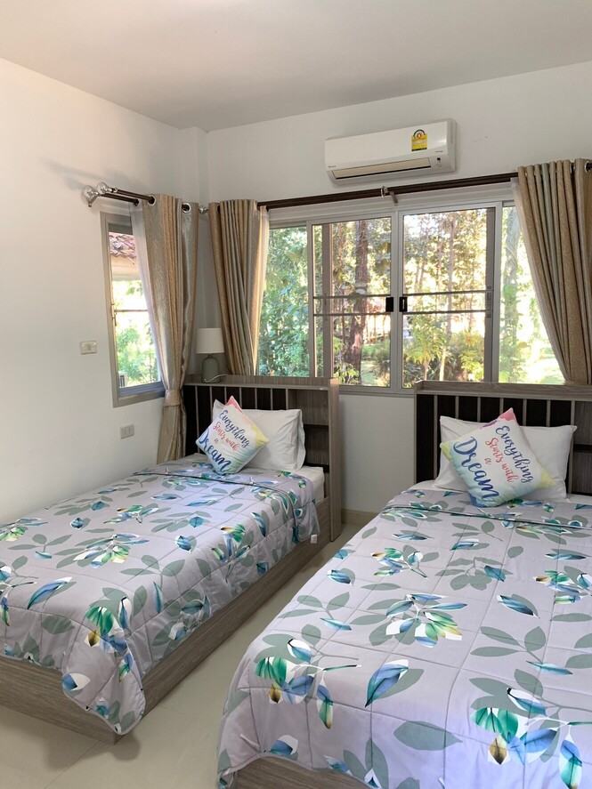 ห้องพัก Delux Single Bed 118 - บ้านพิงกันเวลเนสรีสอร์ท